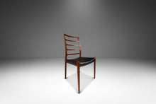 Load image into Gallery viewer, Danish Modern Møller Model No. 82 Ladderback Side Chair in Teak &amp; Leather for J.L. Møllers Møbelfabrik, Denmark, c. 1960s-ABT Modern
