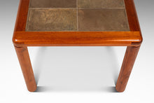 Load image into Gallery viewer, Danish Modern Side / Accent Table in Teak with Tile Top Inlay by Tue Poulson for Hsalev Furniture, Denmark, c. 1960s-ABT Modern
