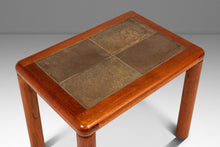 Load image into Gallery viewer, Danish Modern Side / Accent Table in Teak with Tile Top Inlay by Tue Poulson for Hsalev Furniture, Denmark, c. 1960s-ABT Modern

