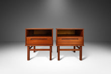 Load image into Gallery viewer, Danish Modern Six-Drawer Tall Dresser w/ Matching End Tables in Teak by Nils Jonsson for Torring Møbelfabrik Produced by HJN Mobler, c. 1960-ABT Modern
