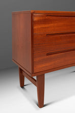 Load image into Gallery viewer, Danish Modern Three-Drawer Dresser in Teak by Nils Jonsson for Torring Møbelfabrik Produced by HJN Mobler, Denmark, c. 1960's-ABT Modern
