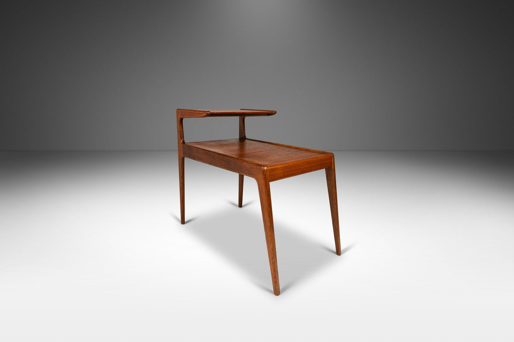 Danish Modern Two-Tier Side Table in Teak by Kurt Østervig for Jason Møbler, Denmark, c. 1960's-ABT Modern