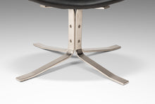Load image into Gallery viewer, Early Restored Mid-Century Modern EJ 5 'Corona' Chair &amp; Ottoman Set by Poul Volther for Erik Jørgensen, Denmark, c. 1960s-ABT Modern
