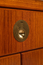 Load image into Gallery viewer, Elegant Mid-Century Danish Modern Cabinet / Sideboard / Credenza in Teak &amp; Brass by D-Scan, c. 1980's-ABT Modern
