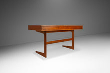Load image into Gallery viewer, Exceptional Danish Mid-Century Modern Teak Cantilever Executive Desk by Georg Petersens, Denmark, c. 1960s-ABT Modern
