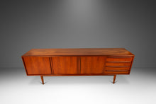 Load image into Gallery viewer, Expansive 8ft Danish Mid-Century Modern Credenza in Teak by Svend A. Madsen for Falster Møbelfabrik, Denmark, c. 1960s-ABT Modern
