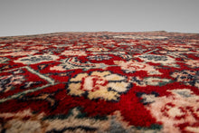 Load image into Gallery viewer, Expansive Authentic Vintage Handwoven Woolen Persian Kashan Rectangular Rug 9 Ft x 6 ft, c. 1950s-ABT Modern
