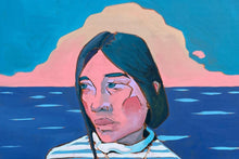 Load image into Gallery viewer, Eyes on the Horizon by James Mattinson, 18x24, Oil on Wood Canvas, 2022-ABT Modern
