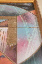 Load image into Gallery viewer, Framed Signed Mid-Century Modern Geometric Abstraction Oil on Canvas Painting by Fred Blassingham, USA, c. 1980s-ABT Modern
