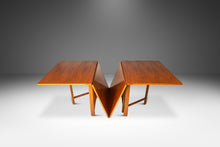 Load image into Gallery viewer, Iconic Super Expanding Table in the Style of the &#39;Maria Flap&#39; by Bruno Mathsson, European Walnut, Yugoslavia, c. 1960s-ABT Modern
