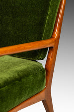 Load image into Gallery viewer, Italian Mid-Century Modern Lounge Chair &amp; Ottoman in Walnut and Mohair by Carlo de Carli for M. Singer and Sons, Italy-USA, 1950s-ABT Modern
