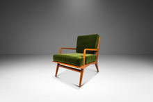 Load image into Gallery viewer, Italian Mid-Century Modern Lounge Chair &amp; Ottoman in Walnut and Mohair by Carlo de Carli for M. Singer and Sons, Italy-USA, 1950s-ABT Modern
