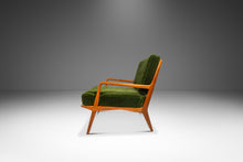 Load image into Gallery viewer, Italian Mid-Century Modern Lounge Chair &amp; Ottoman in Walnut and Mohair by Carlo de Carli for M. Singer and Sons, Italy-USA, 1950s-ABT Modern
