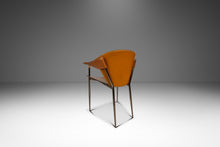 Load image into Gallery viewer, Italian Postmodern Modernist "Jocauro" Armchair by Arrben in Original Patinaed Leather, Italy, c. 1990s-ABT Modern
