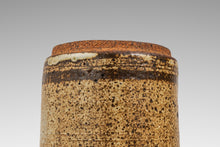 Load image into Gallery viewer, Large Mid-Century Japanese Modern Stoneware Studio Pottery Glazed Vase / Vessel, Japan, c. 1970s-ABT Modern

