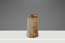 Load image into Gallery viewer, Large Mid-Century Japanese Modern Stoneware Studio Pottery Glazed Vase / Vessel, Japan, c. 1970s-ABT Modern

