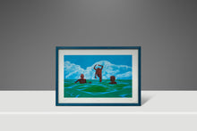 Load image into Gallery viewer, Limited Edition 126/250 Signed Print &quot;Inocencia Negra&quot; with Frame by Mark Feijão Milligan II, USA, c. 2021-ABT Modern
