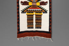 Load image into Gallery viewer, Meso-American Aztec Hand-Woven Tapestry Folk Art / Wall Art, Mexico, c. 1970's

