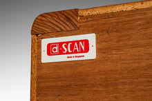 Load image into Gallery viewer, Mid-Century Danish Modern 2-Piece Cabinet / Sideboard / Credenza w/ Topper in Teak, Glass &amp; Brass by D-Scan, c. 1980's-ABT Modern
