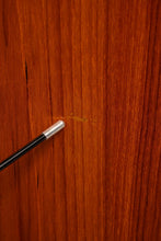 Load image into Gallery viewer, Mid-Century Danish Modern 2-Piece Cabinet / Sideboard / Credenza w/ Topper in Teak, Glass &amp; Brass by D-Scan, c. 1980's-ABT Modern
