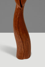 Load image into Gallery viewer, Mid-Century Danish Modern Abstract Hand-Carved Sculpture Depicting Mother Mary in Solid Teak, USA, c. 1960s-ABT Modern
