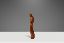 Load image into Gallery viewer, Mid-Century Danish Modern Abstract Hand-Carved Sculpture Depicting Mother Mary in Solid Teak, USA, c. 1960s-ABT Modern
