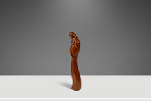 Load image into Gallery viewer, Mid-Century Danish Modern Abstract Hand-Carved Sculpture Depicting Mother Mary in Solid Teak, USA, c. 1960s-ABT Modern

