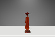 Load image into Gallery viewer, Mid-Century Danish Modern Asian Figurine Sculpture Hand-Carved from Solid Teak, Thailand, c. 1960s-ABT Modern
