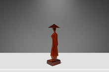 Load image into Gallery viewer, Mid-Century Danish Modern Asian Figurine Sculpture Hand-Carved from Solid Teak, Thailand, c. 1960s-ABT Modern
