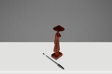 Load image into Gallery viewer, Mid-Century Danish Modern Asian Figurine Sculpture Hand-Carved from Solid Teak, Thailand, c. 1960s-ABT Modern
