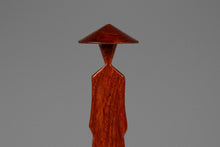 Load image into Gallery viewer, Mid-Century Danish Modern Asian Figurine Sculpture Hand-Carved from Solid Teak, Thailand, c. 1960s-ABT Modern

