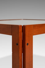 Load image into Gallery viewer, Mid-Century Danish Modern Coffee Table after Afra &amp; Tobia Scarpa for Cassina in Teak Wood w/ Smoked Glass, c. 1970s-ABT Modern
