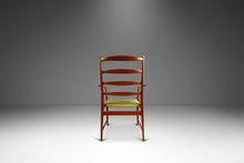 Load image into Gallery viewer, Mid-Century Danish Modern Contoured Ladder Back Armchair in Teak by Torbjørn Afdal for Vamo, Denmark, c. 1960s-ABT Modern
