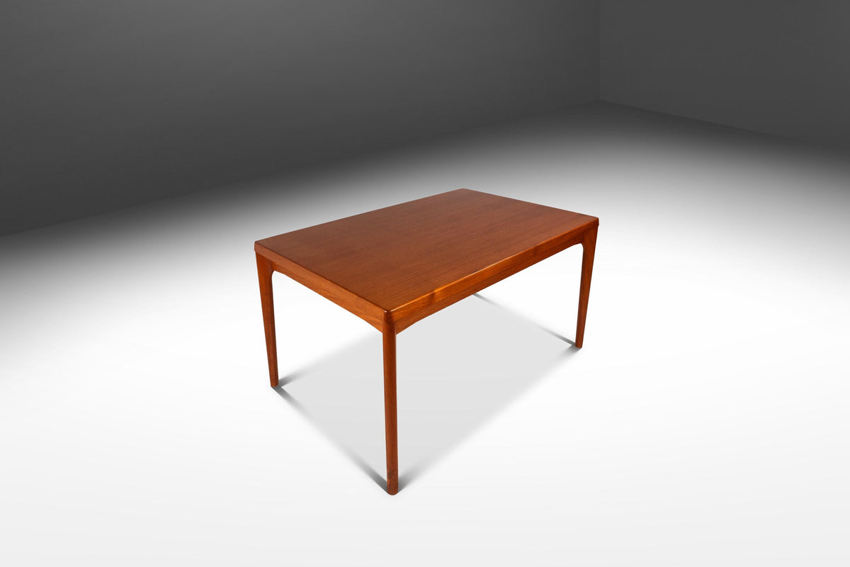Mid-Century Danish Modern Expansion Dining Table in Teak w/ Stow in Ta
