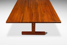 Load image into Gallery viewer, Mid-Century Danish Modern Minimalist Butcher Block Dining Table / Work Desk in Solid Oak, Denmark, c. 1960s-ABT Modern
