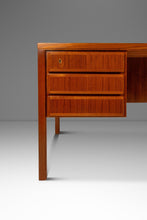 Load image into Gallery viewer, Mid-Century Danish Modern Model 77 Executive Desk in Teak by Gunni Omann for Oman Junn, Denmark, c. 1950s-ABT Modern
