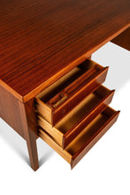 Load image into Gallery viewer, Mid-Century Danish Modern Model 77 Executive Desk in Teak by Gunni Omann for Oman Junn, Denmark, c. 1950s-ABT Modern
