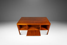 Load image into Gallery viewer, Mid-Century Danish Modern Model 77 Executive Desk in Teak by Gunni Omann for Oman Junn, Denmark, c. 1950s-ABT Modern
