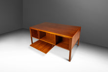 Load image into Gallery viewer, Mid-Century Danish Modern Model 77 Executive Desk in Teak by Gunni Omann for Oman Junn, Denmark, c. 1950s-ABT Modern
