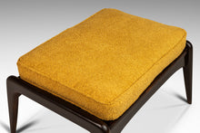 Load image into Gallery viewer, Mid-Century Danish Modern Ottoman / Footstool in Beech &amp; Bouclé by Ib Kofod Larsen for Selig, Denmark, c. 1960&#39;s-ABT Modern
