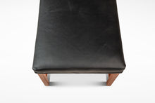 Load image into Gallery viewer, Mid-Century Danish Modern Rio Teak and Leather Ottoman / Footstool by Ole Wanscher for France &amp; Søn, Denmark, c. 1960s-ABT Modern
