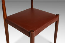 Load image into Gallery viewer, Mid-Century Danish Modern Side / Dining Chair in Teak &amp; Leather by Poul Volther for Frem Røjle, Denmark, c. 1970s-ABT Modern
