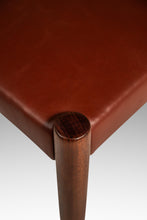 Load image into Gallery viewer, Mid-Century Danish Modern Side / Dining Chair in Teak &amp; Leather by Poul Volther for Frem Røjle, Denmark, c. 1970s-ABT Modern
