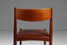 Load image into Gallery viewer, Mid-Century Danish Modern Side / Dining Chair in Teak &amp; Leather by Poul Volther for Frem Røjle, Denmark, c. 1970s-ABT Modern
