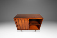 Load image into Gallery viewer, Mid-Century Danish Modern Wood Credenza / Cabinet w/ Tambour Door by Marius Byrialsen for Nipu Møbelfabrik, Denmark, c. 1960s-ABT Modern
