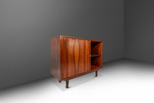 Load image into Gallery viewer, Mid-Century Danish Modern Wood Credenza / Cabinet w/ Tambour Door by Marius Byrialsen for Nipu Møbelfabrik, Denmark, c. 1960s-ABT Modern
