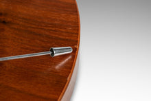Load image into Gallery viewer, Mid-Century Modern 13 Inch Minimalist Wall Clock Carved from Solid Walnut, USA, c. 1970s-ABT Modern

