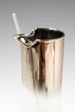 Load image into Gallery viewer, Mid-Century Modern 7-Pc Martini Cocktail Decanter Pitcher &amp; Glasses Set w/ Silver Fade by Dorothy Thorpe, USA, c. 1960s-ABT Modern
