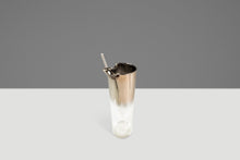 Load image into Gallery viewer, Mid-Century Modern 7-Pc Martini Cocktail Decanter Pitcher &amp; Glasses Set w/ Silver Fade by Dorothy Thorpe, USA, c. 1960s-ABT Modern
