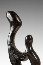 Load image into Gallery viewer, Mid-Century Modern Abstract Mother &amp; Child Humanoid Sculpture Carved from Solid Mahogany, West Africa, c. 1970&#39;s-ABT Modern
